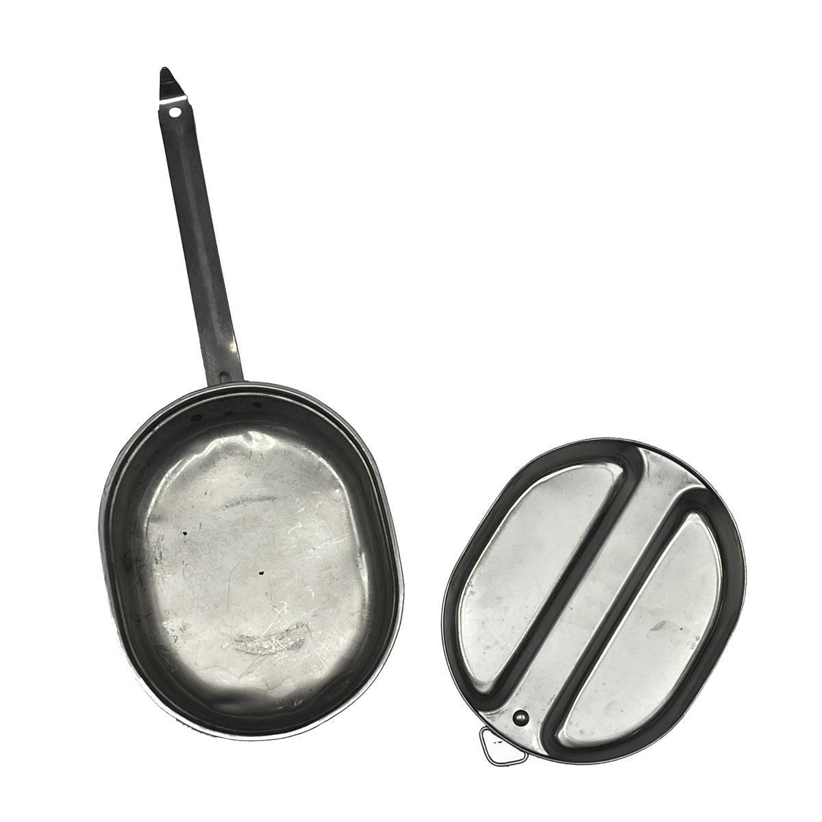 USGI Stainless Steal Mess Kit with Utensils Made in USA