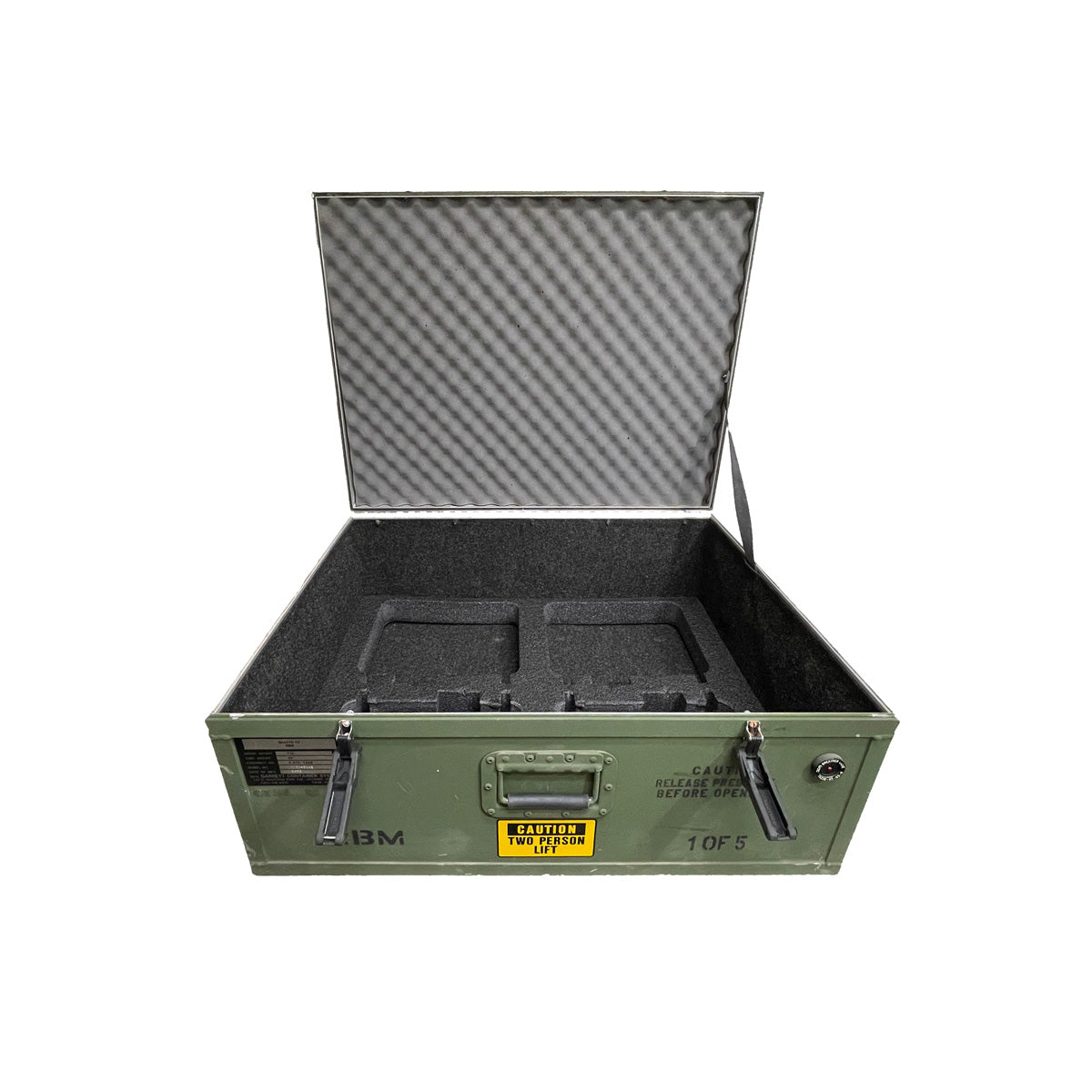 Garrett Container Systems 864075-13 Aluminum Military Case 21 x 29.5 x 9 In T169007 top