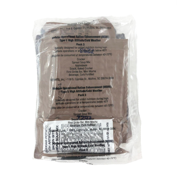 MORE (Modular Operational Ration Enhancement) cold weather pack 3