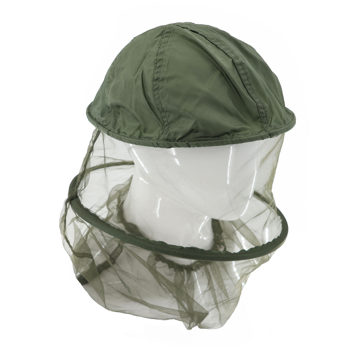 Mosquito Head Net - Olive Drab Color. Made From 100% Polyester Material.