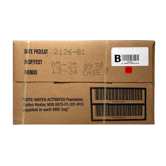MILITARY MRE B CASE CERTIFIED - Mre World