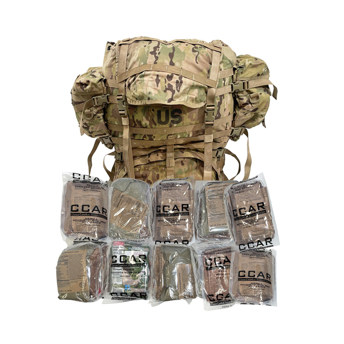 Close Combat Assault Ration (CCAR) - 10 Meals | Ammo Can Man
