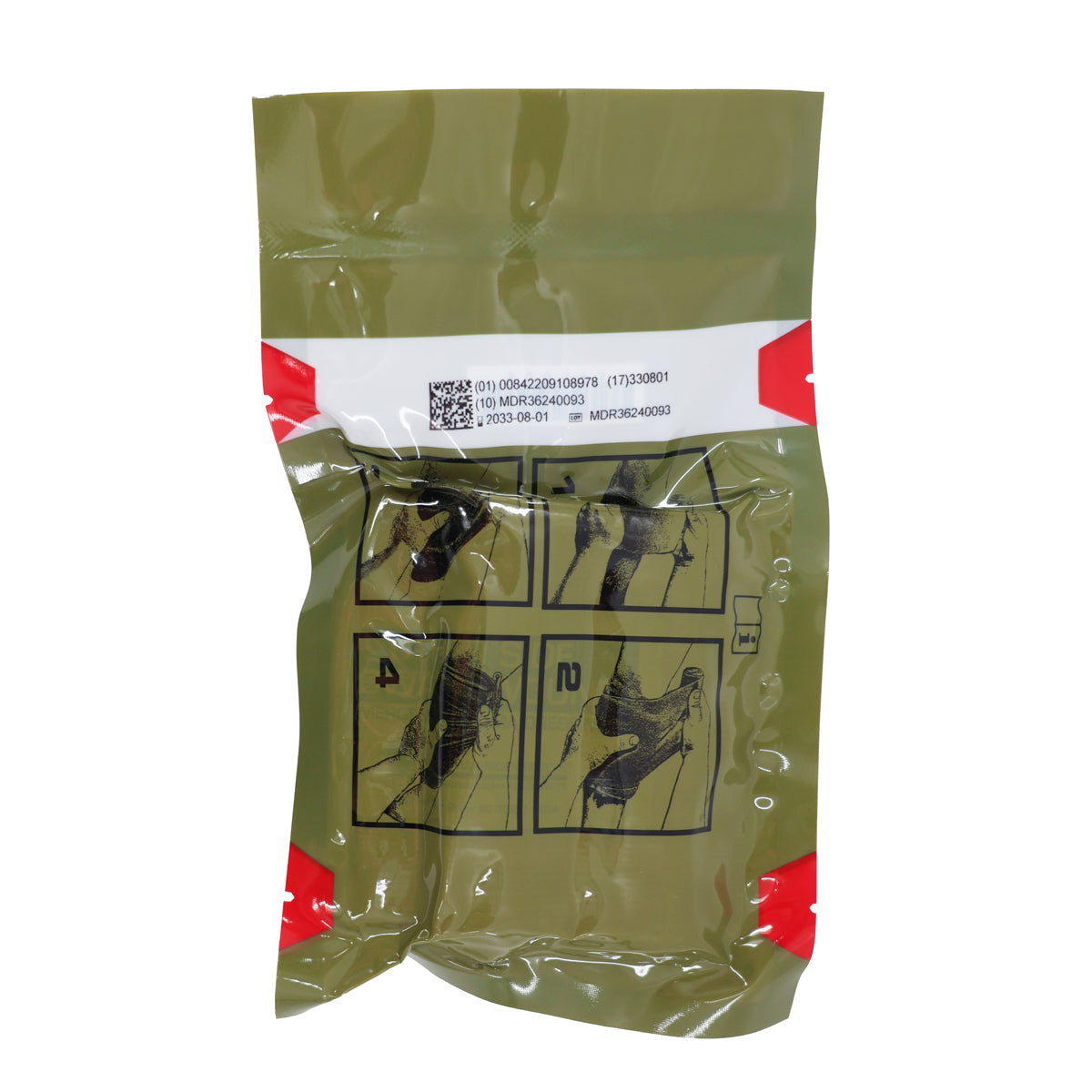 North American Rescue 4″ Flat Emergency Trauma Dressing