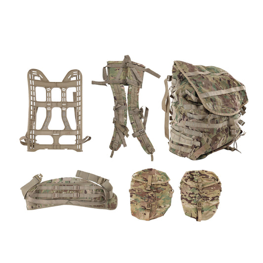 Multicam/OCP MOLLE II Rucksack - Disassembled
