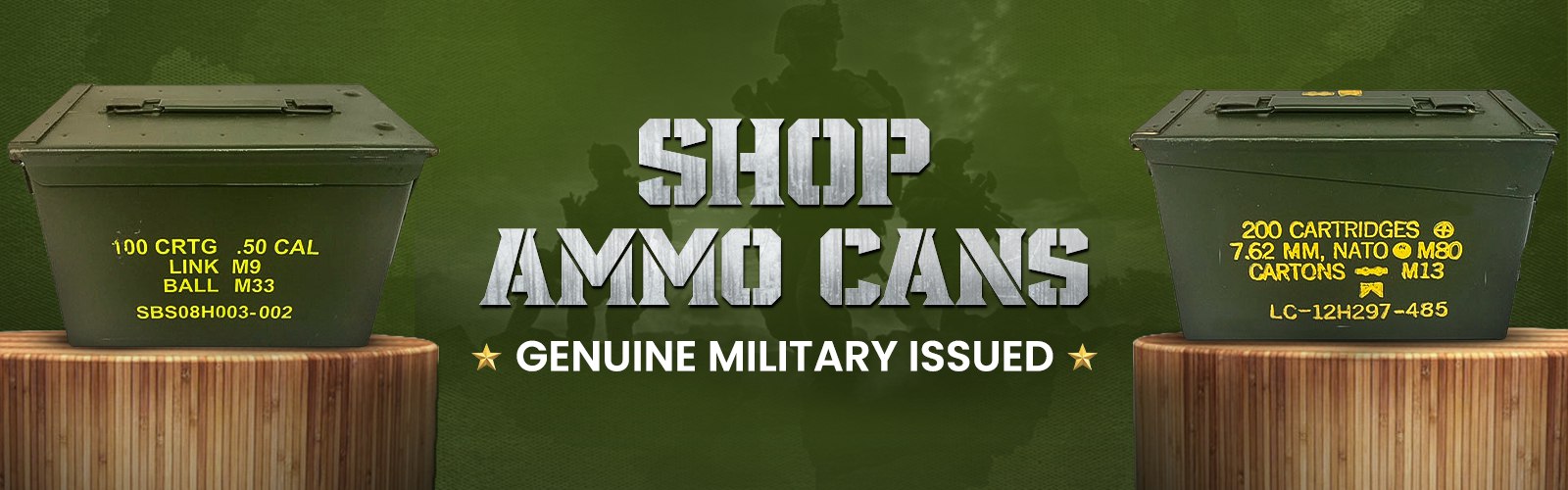 Clean Ammo Cans and Military Surplus!