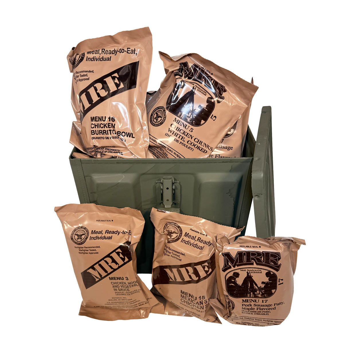 Fuze Can Military MRE Combo Chicken Pork