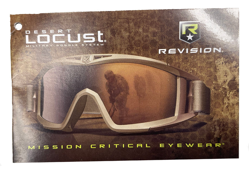 NEW Revision Desert Locust Ballistic Goggles, Laser Protective Lenses - NSN: 4240-01-F00-8555