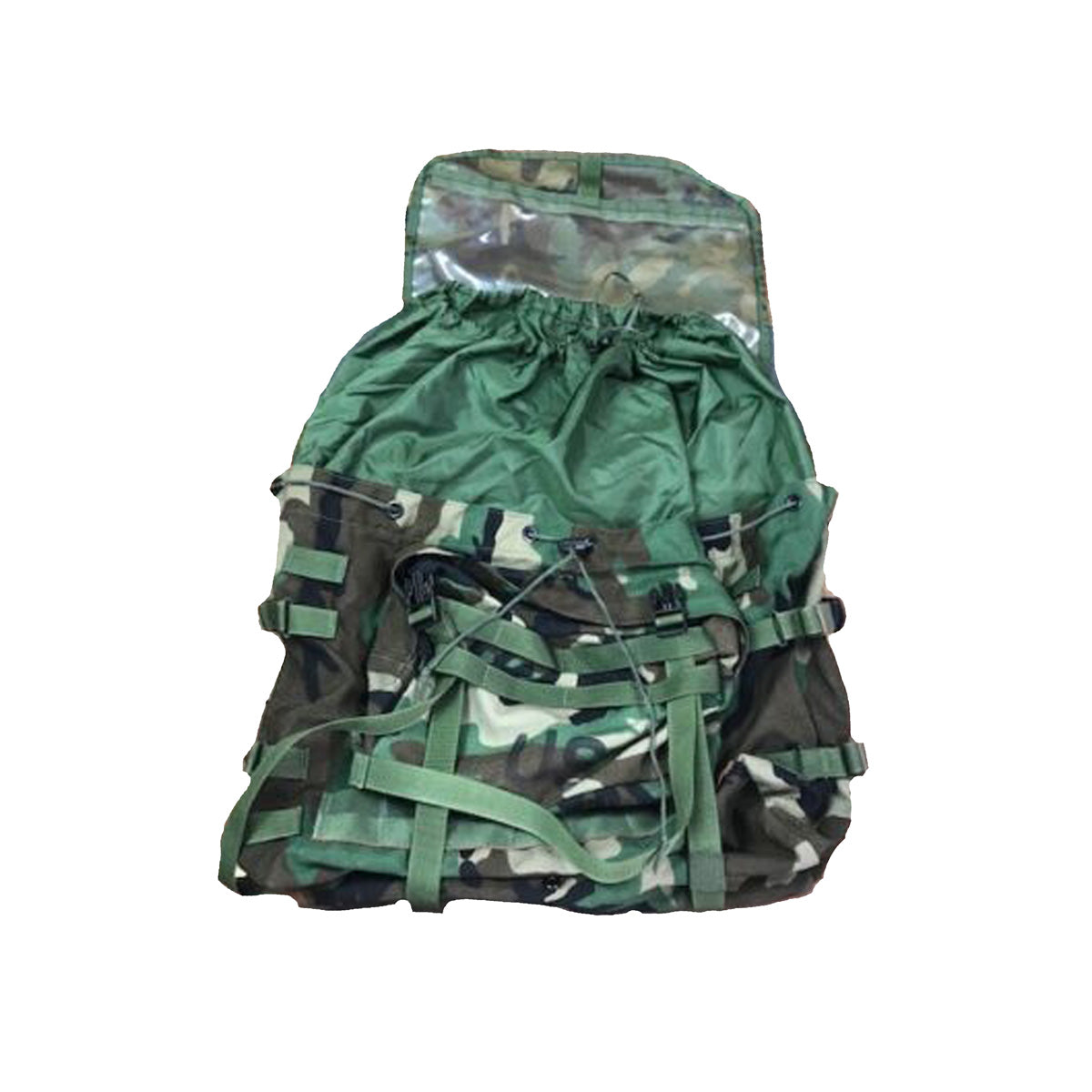 US Military MOLLE II Main Pack Ruck Sack Woodland Camo - Previously Issue