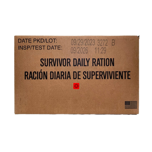 Survivor Daily Rations MRE Meals Ready to Eat Case