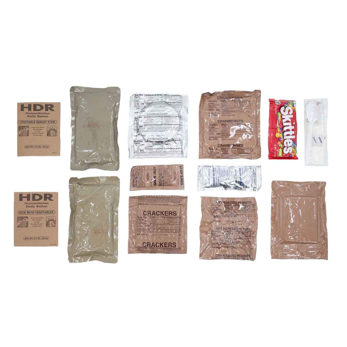 Survivor Daily Rations MRE Meals Ready to Eat