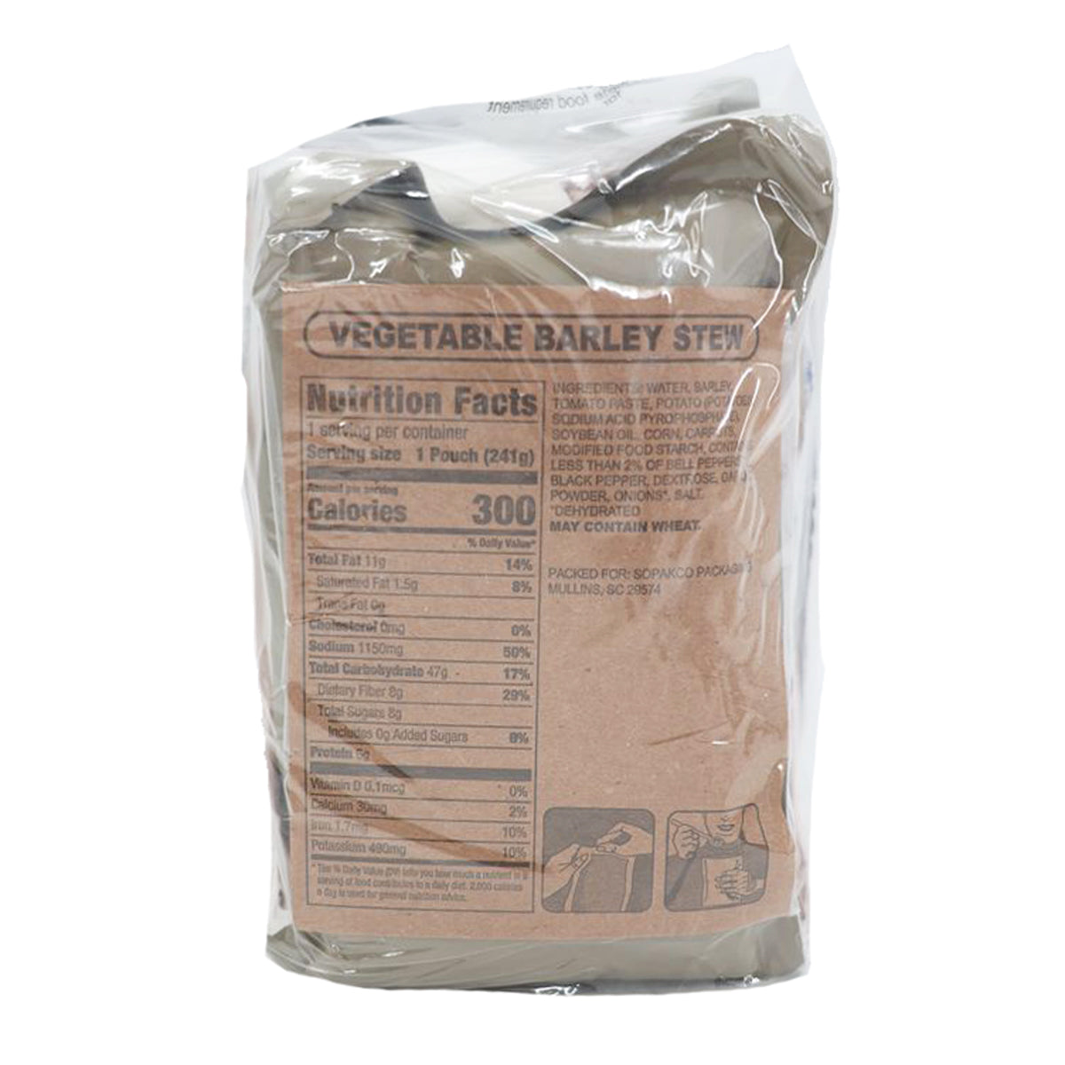Survivor Daily Rations MRE Meals Ready to Eat