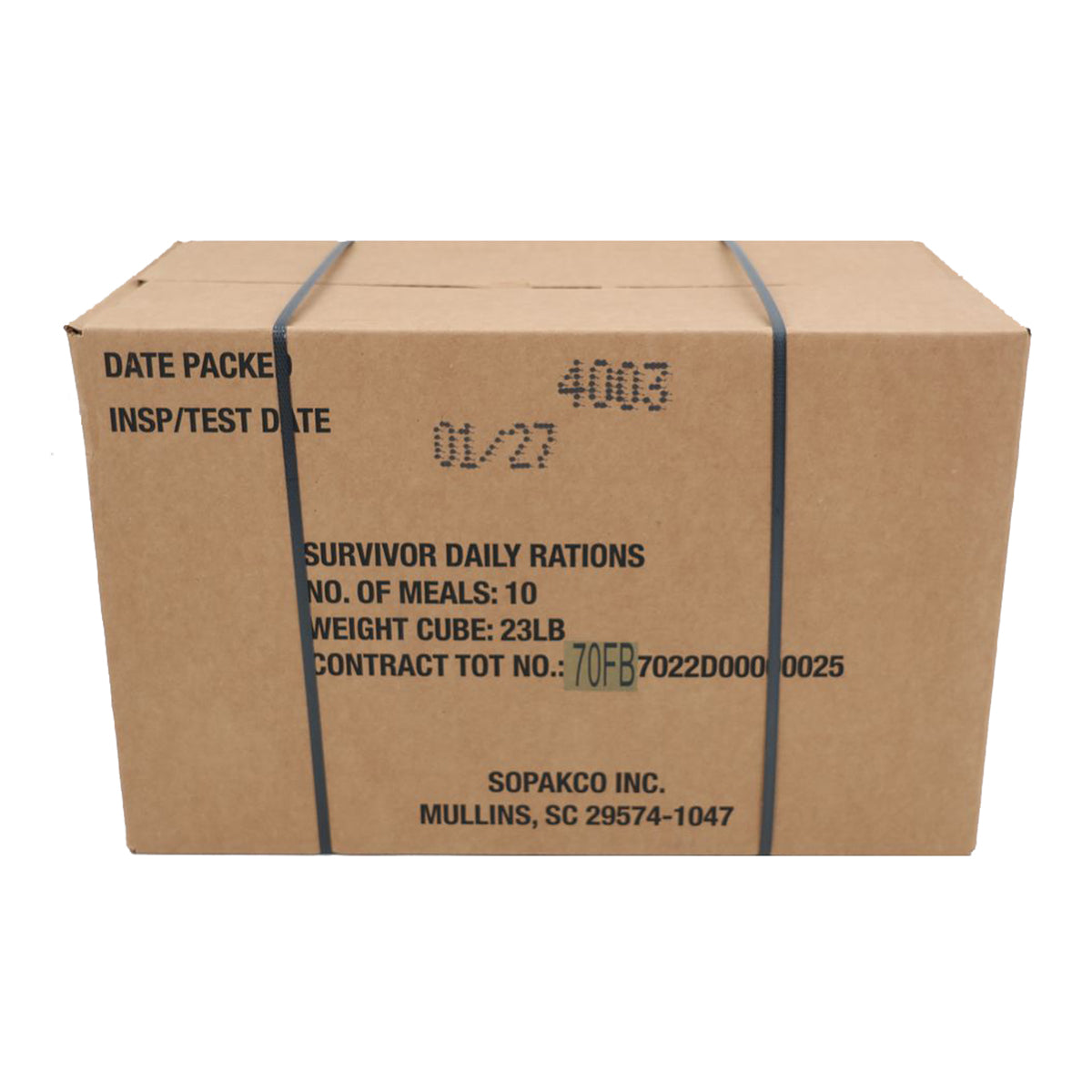 Survivor Daily Rations MRE Meals Ready to Eat