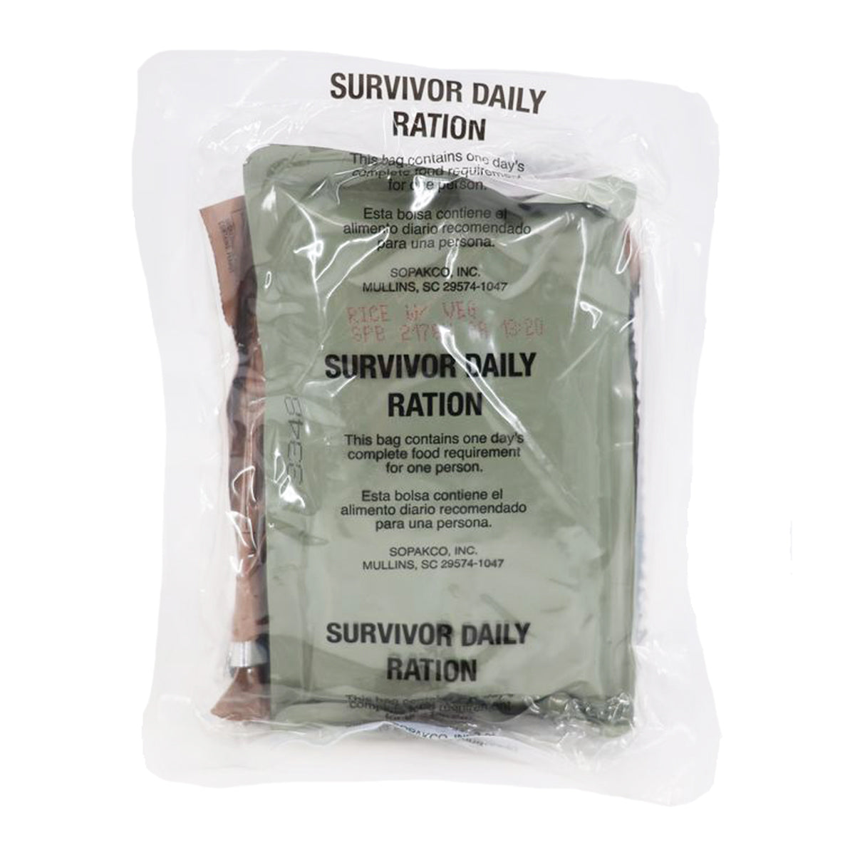 Survivor Daily Rations MRE Meals Ready to Eat