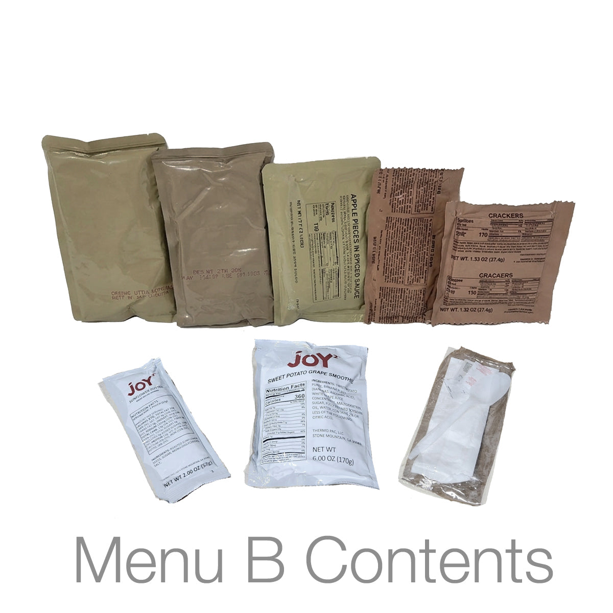 Survivor Daily Rations MRE Meals Ready to Eat