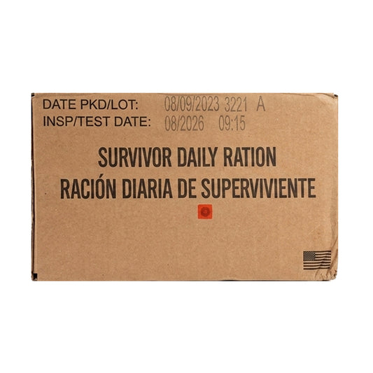 1 Case of 10 Survivor Daily Rations HDR Prepper Camp Hunting Survival
