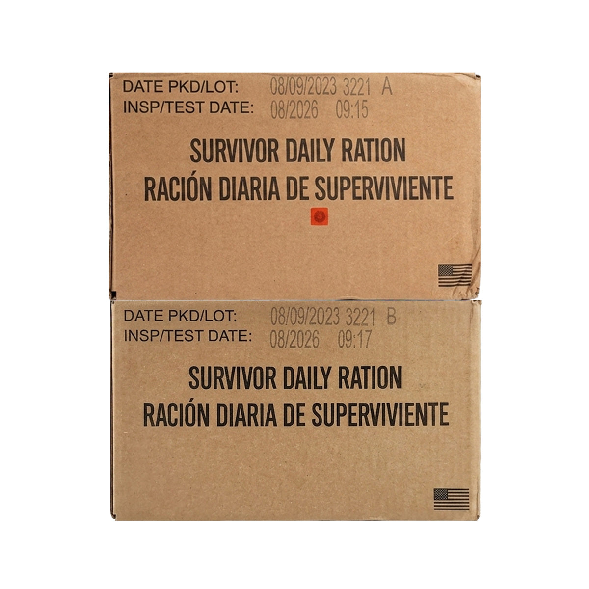 SDR MRE Meals Ready to Eat Survivor Daily Rations w/o Heaters or with 10 or 20 Heaters