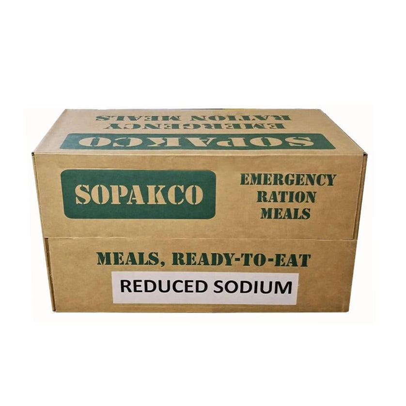 SOPAKCO MRE Emergency Ration Meals Low Sodium 