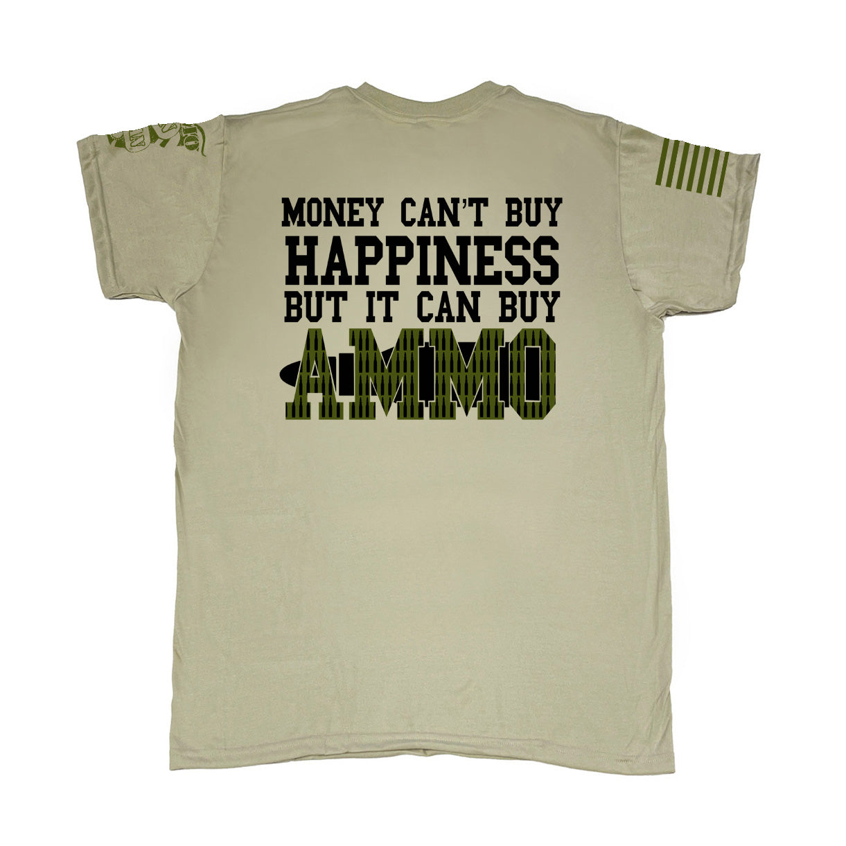 USGI Custom T-Shirts. Happiness Buys Ammo! 