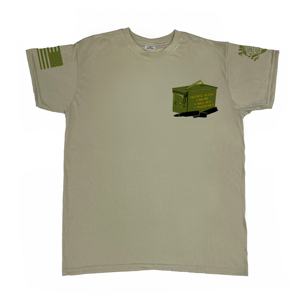 Ammo Can Man USGI Custom T-Shirts. Happiness Buys Ammo! 