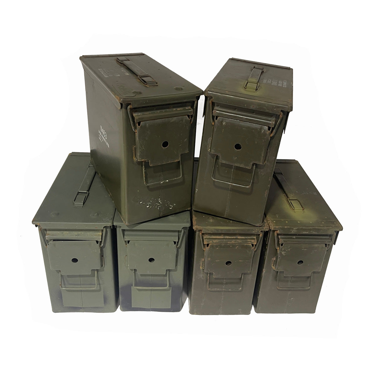 Tall 50 Cal Ammo Can Grade 2 Pack Options 1 - 24