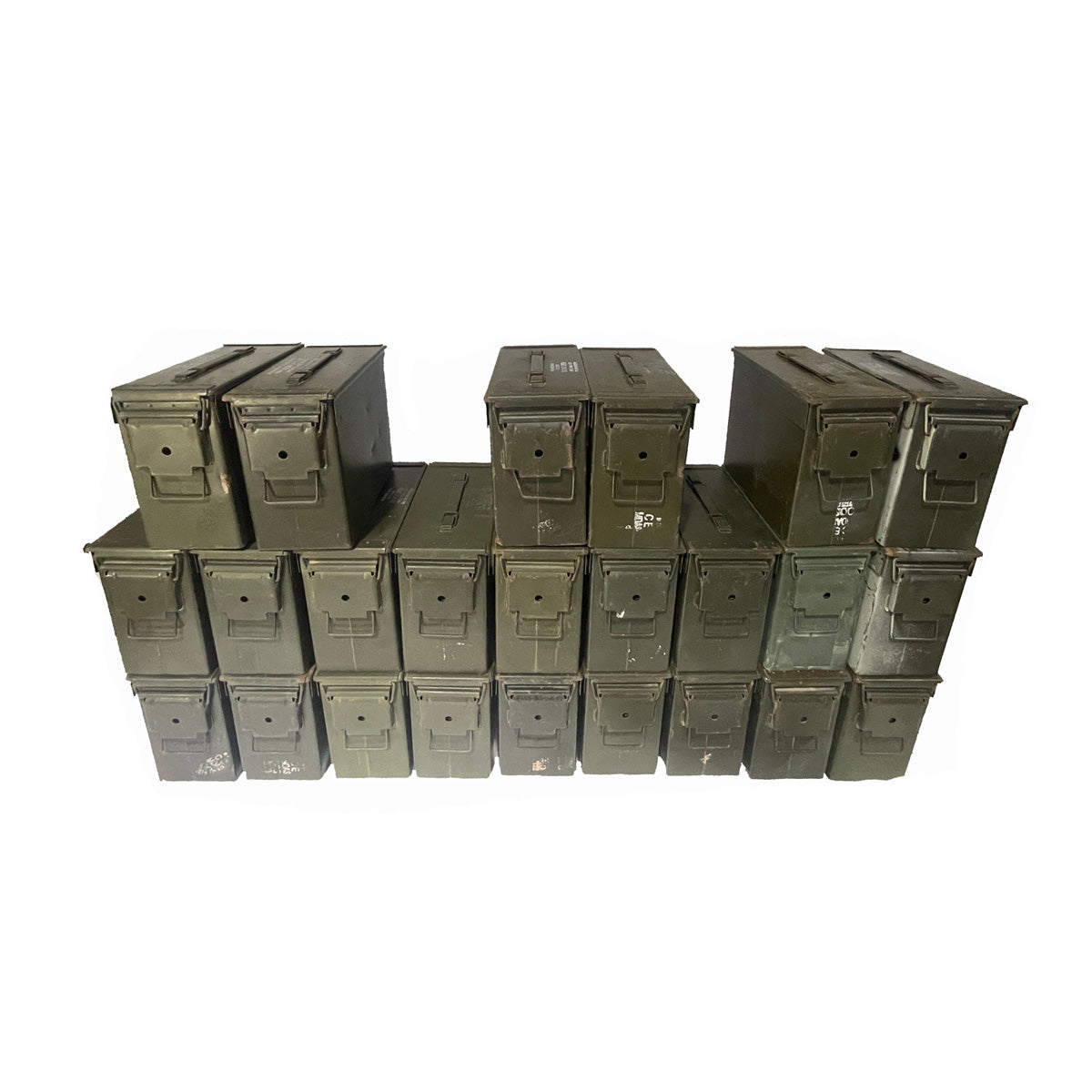 Tall 50 Cal Ammo Can Grade 1 Pack Options 1 - 24