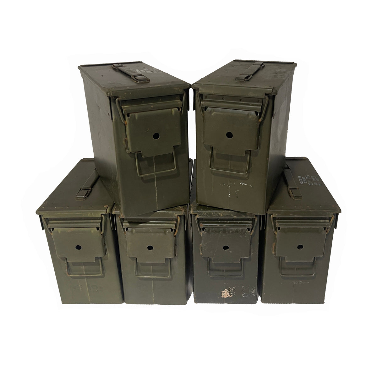 Tall 50 Cal Ammo Can Grade 1 Pack Options 1 - 24