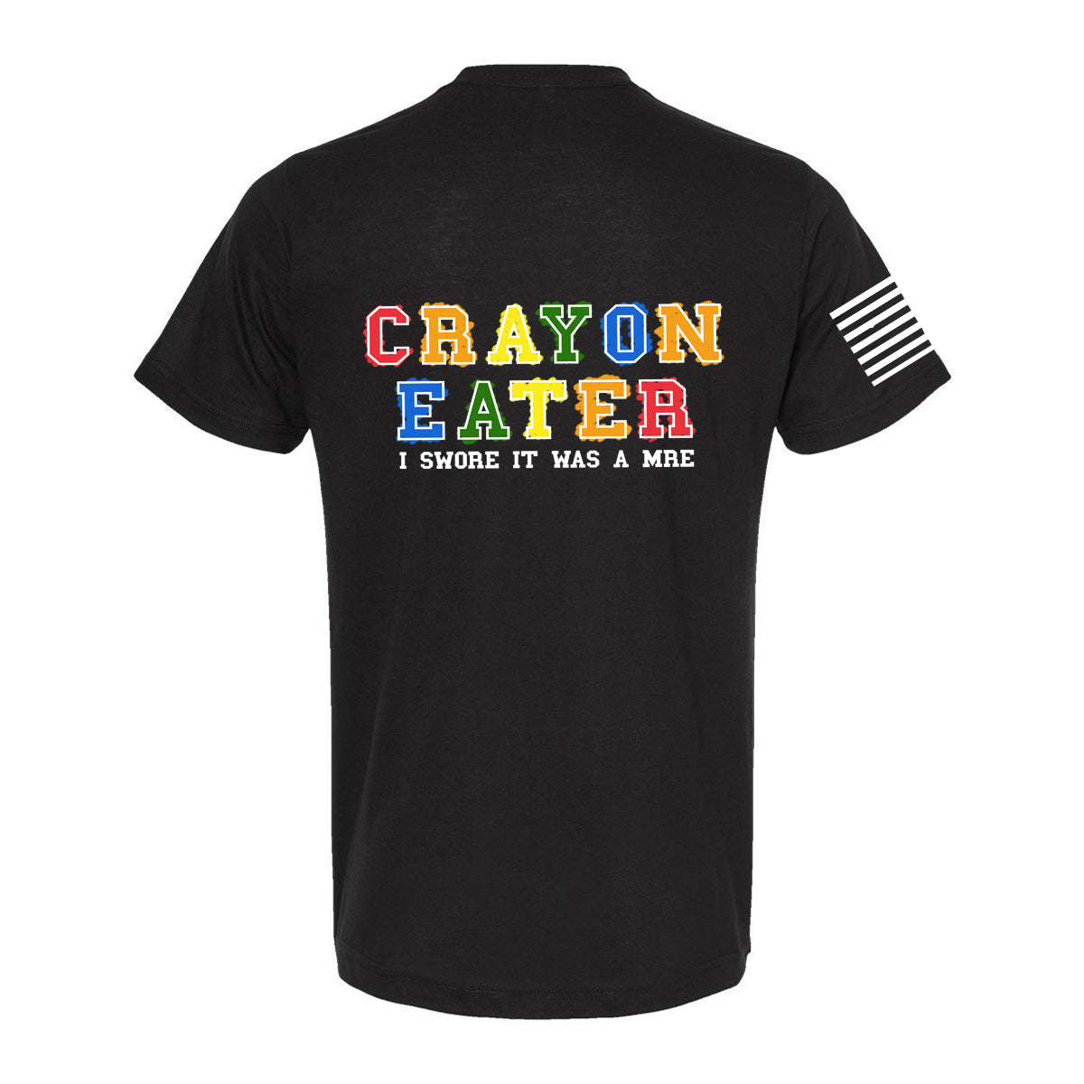 T-SHIRT T-SHIRT "CRAYON EATER" - BLACK