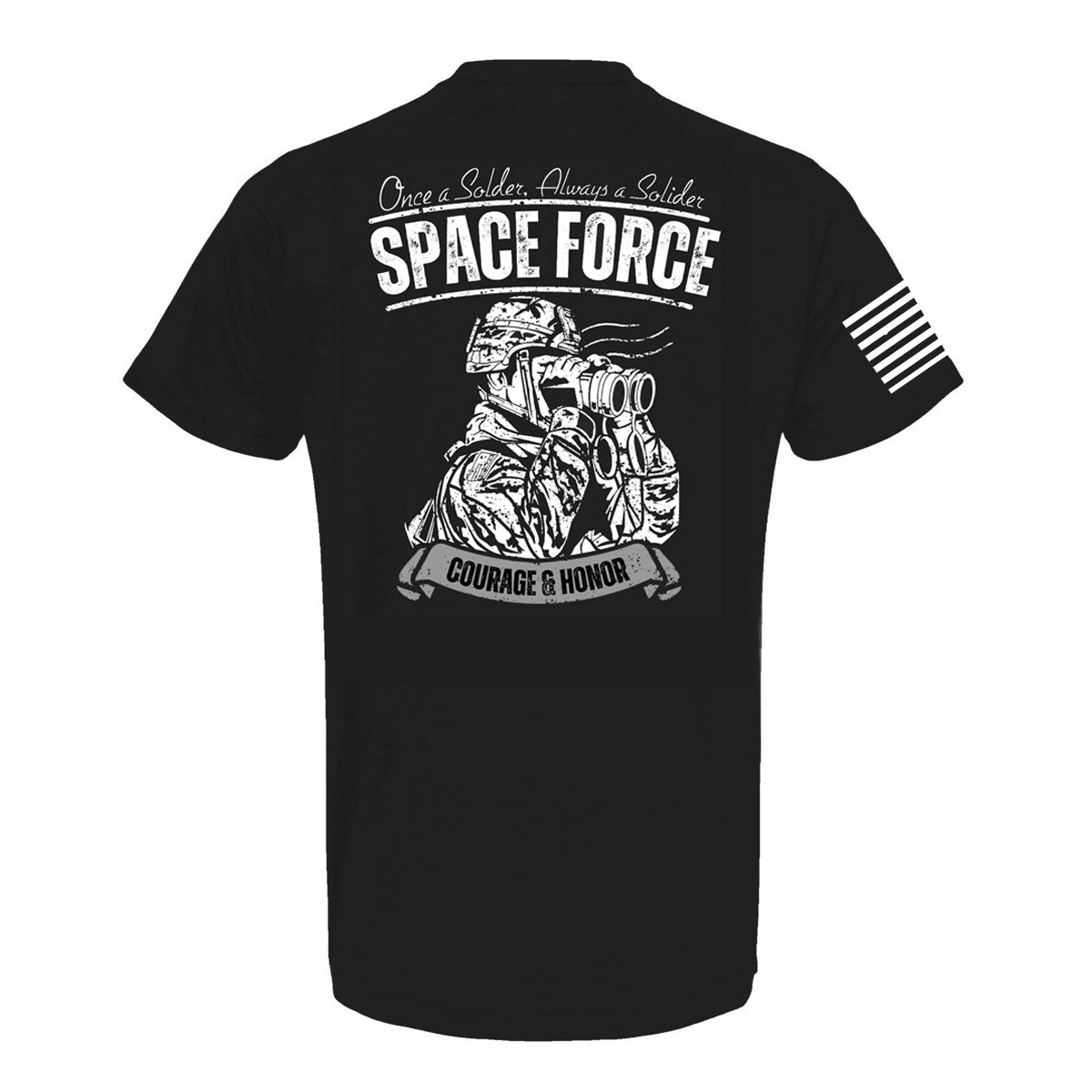 T-SHIRT "ONCE A SOLIDER" - CHOOSE YOUR BRANCH Space Force