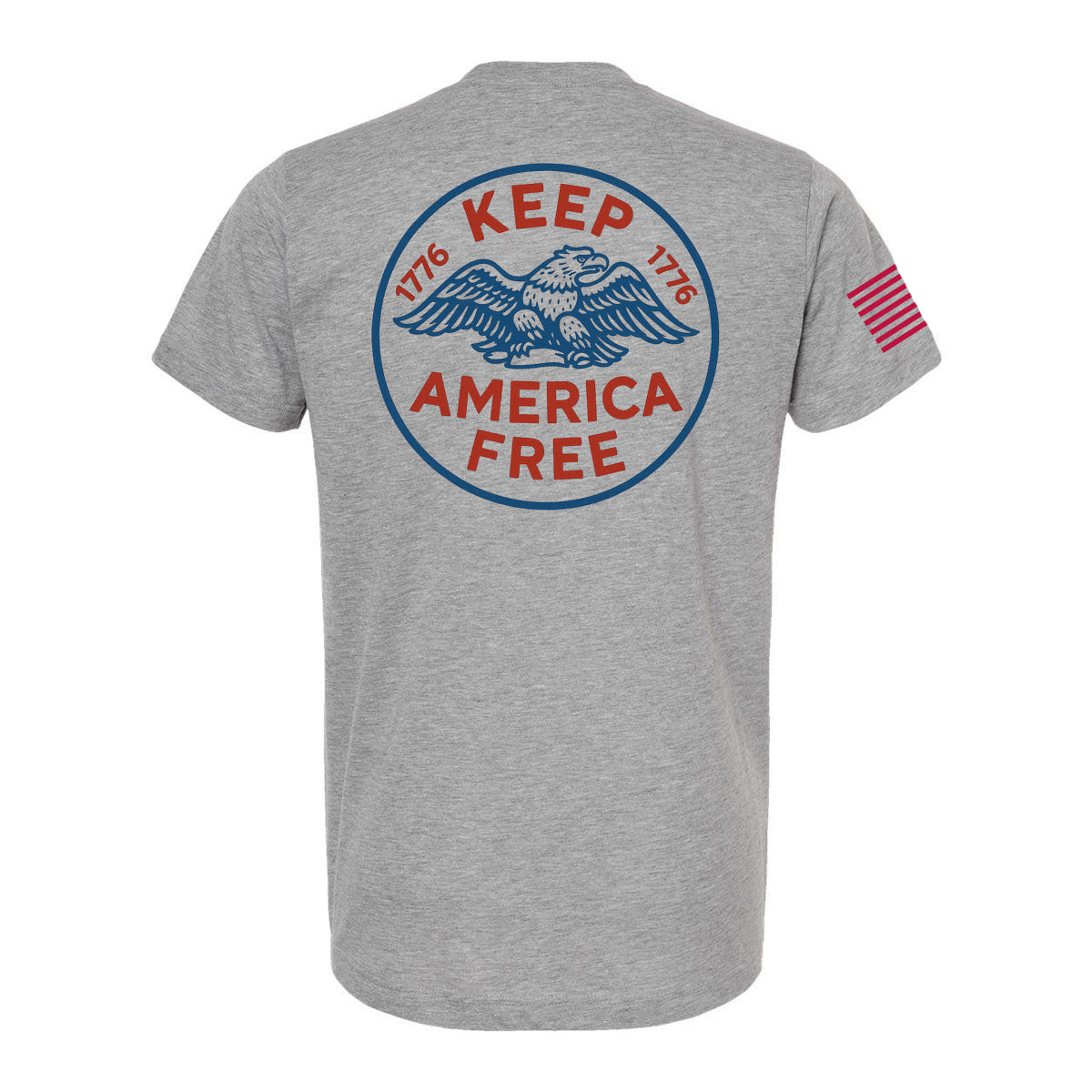 T-SHIRT "KEEP AMERICA FREE" - Poly-Rich T-Shirt