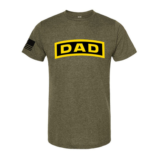 T-SHIRT "DAD BADGE" - Poly-Rich T-Shirt