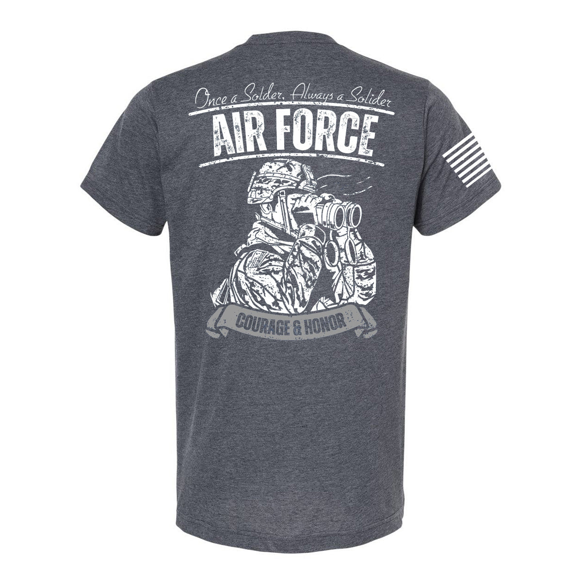 T-SHIRT "ONCE A SOLIDER" - CHOOSE YOUR BRANCH Air Force