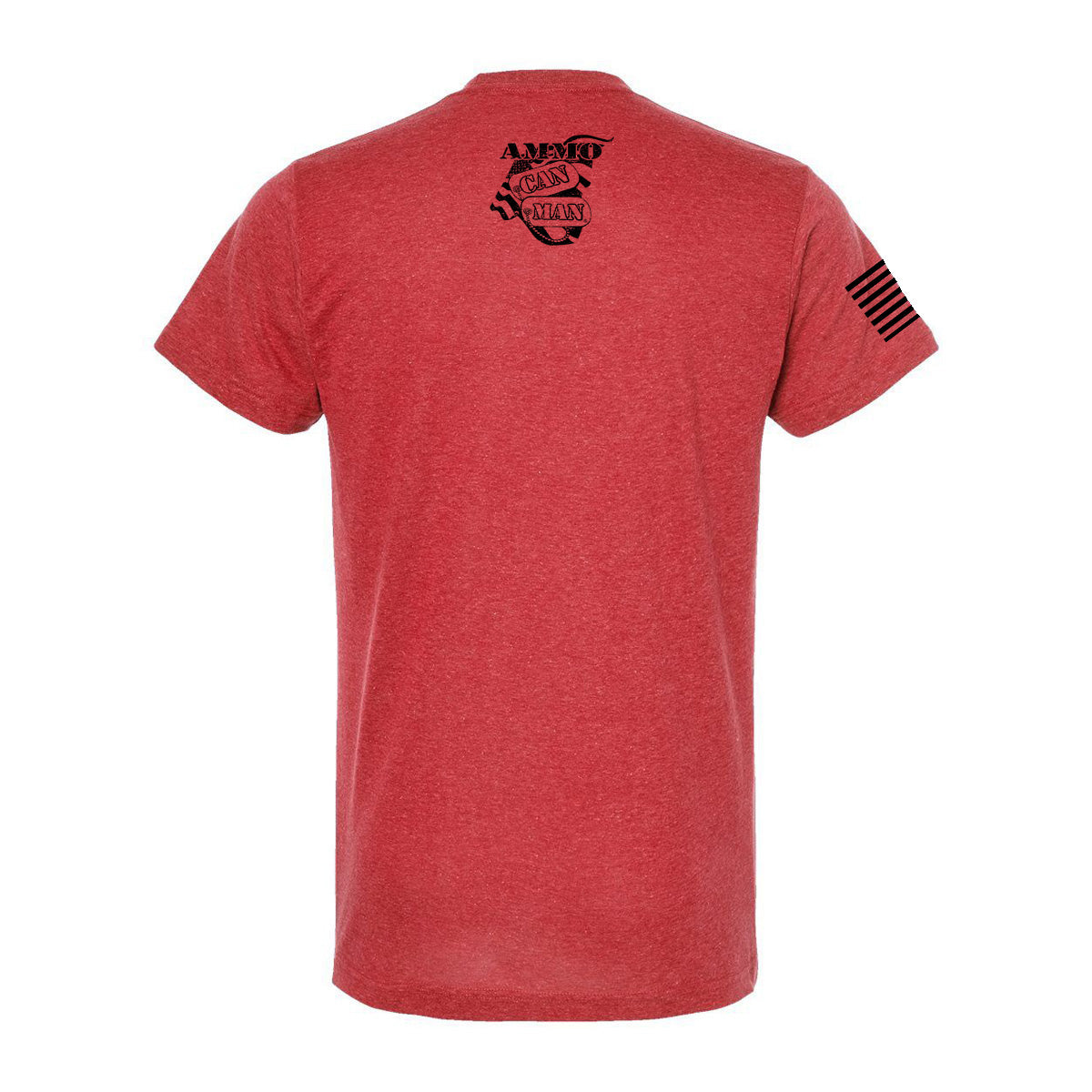 T-SHIRT "FREEDOM FLAG" - HEATHERED RED